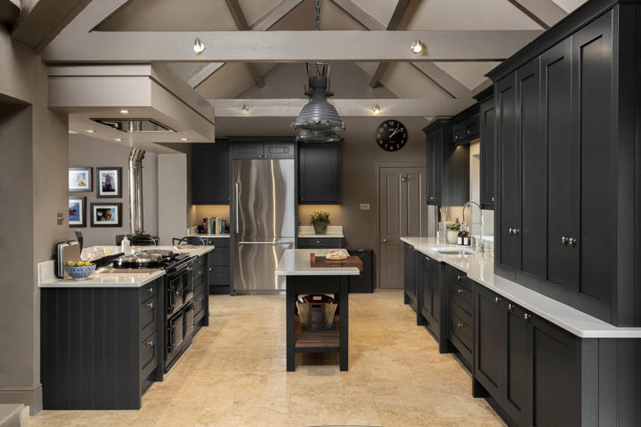 A TRADITIONAL KITCHEN, UTILITY, BOOT ROOM AND BEAUTIFUL VIEWS